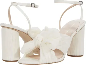 Loeffler Randall Women's Camellia Pleated Bow Heel with Ankle Strap