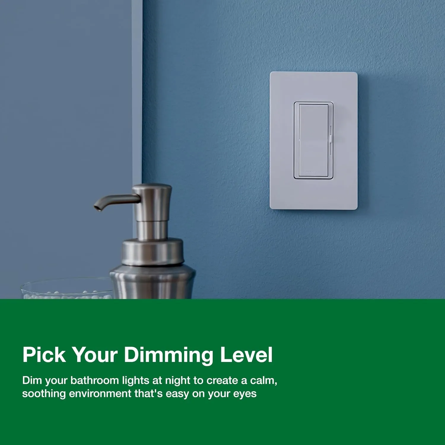 Lutron Diva LED  Dimmer Switch for Dimmable LED, Halogen and Incandescent Bulbs, 150 Watt, Single-Pole or 3-Way, DVCL-153P-AL, Almond