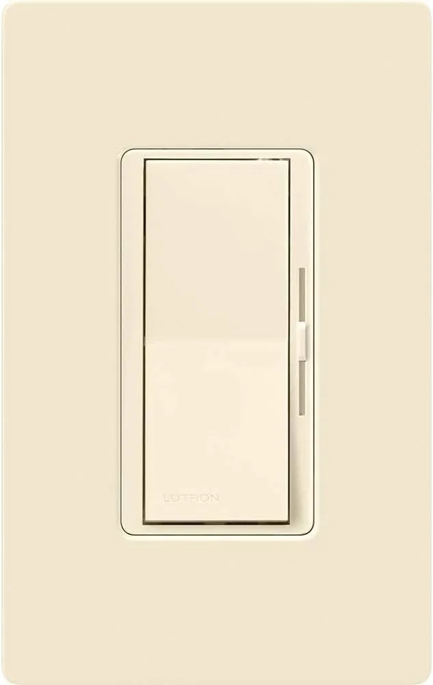 Lutron Diva LED  Dimmer Switch for Dimmable LED, Halogen and Incandescent Bulbs, 150 Watt, Single-Pole or 3-Way, DVCL-153P-AL, Almond