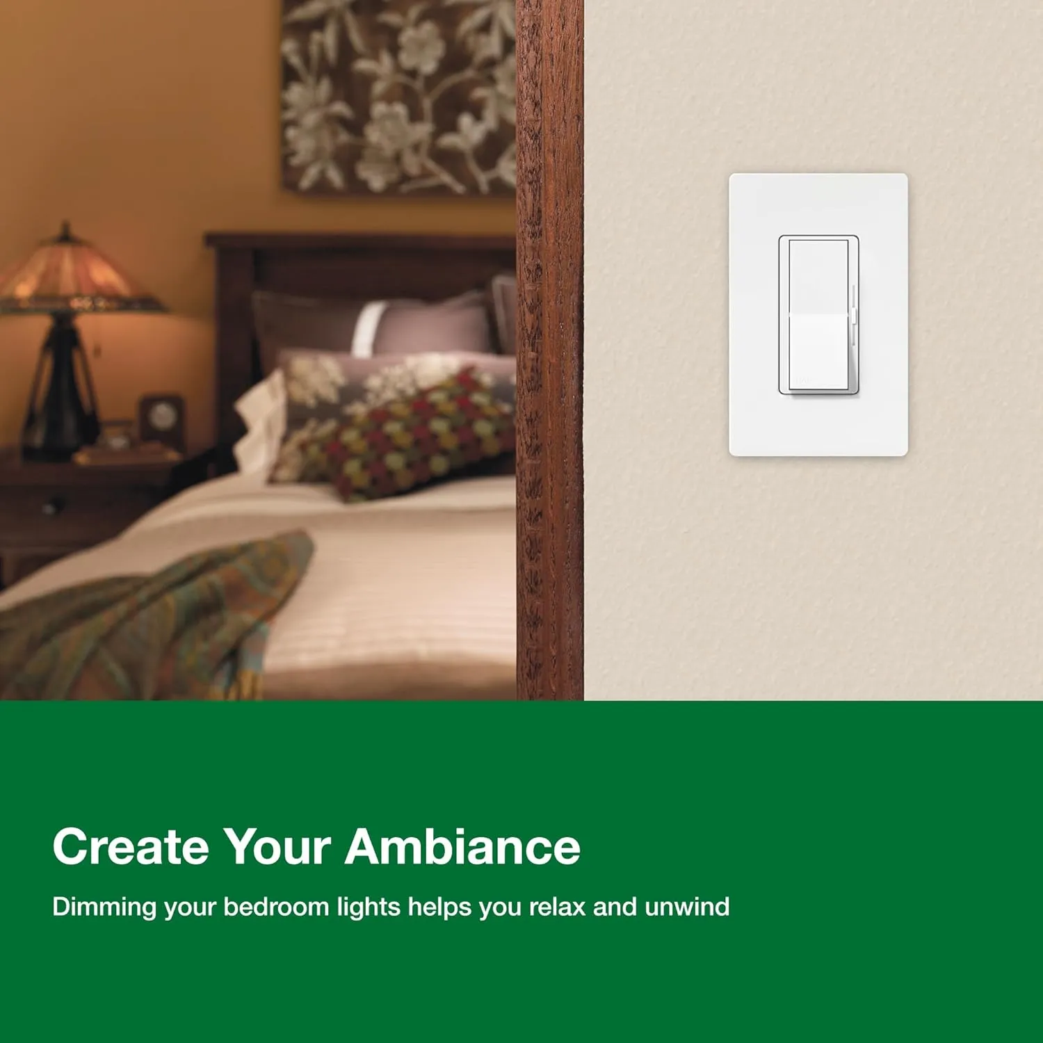 Lutron Diva LED  Dimmer Switch for Dimmable LED, Halogen and Incandescent Bulbs, 150 Watt, Single-Pole or 3-Way, DVCL-153P-AL, Almond