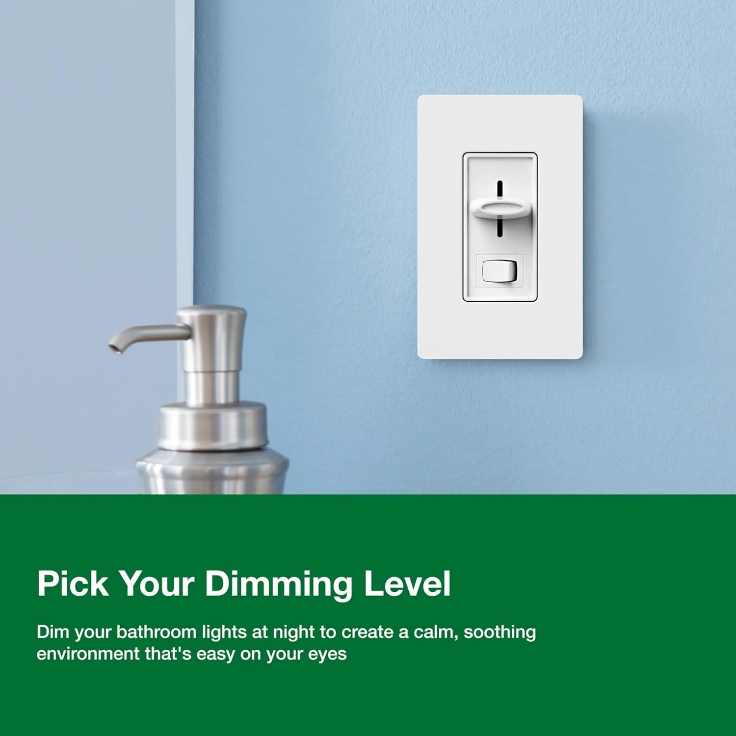 Lutron Skylark LED  Dimmer Switch for Dimmable LED, Halogen and Incandescent Bulbs | 150W/Single-Pole or 3-Way | SCL-153P-AL | Almond
