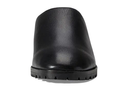 Madewell The Mindy Lugsole Mule in Leather True Black 5.5 M