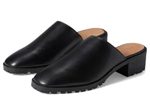 Madewell The Mindy Lugsole Mule in Leather True Black 5.5 M