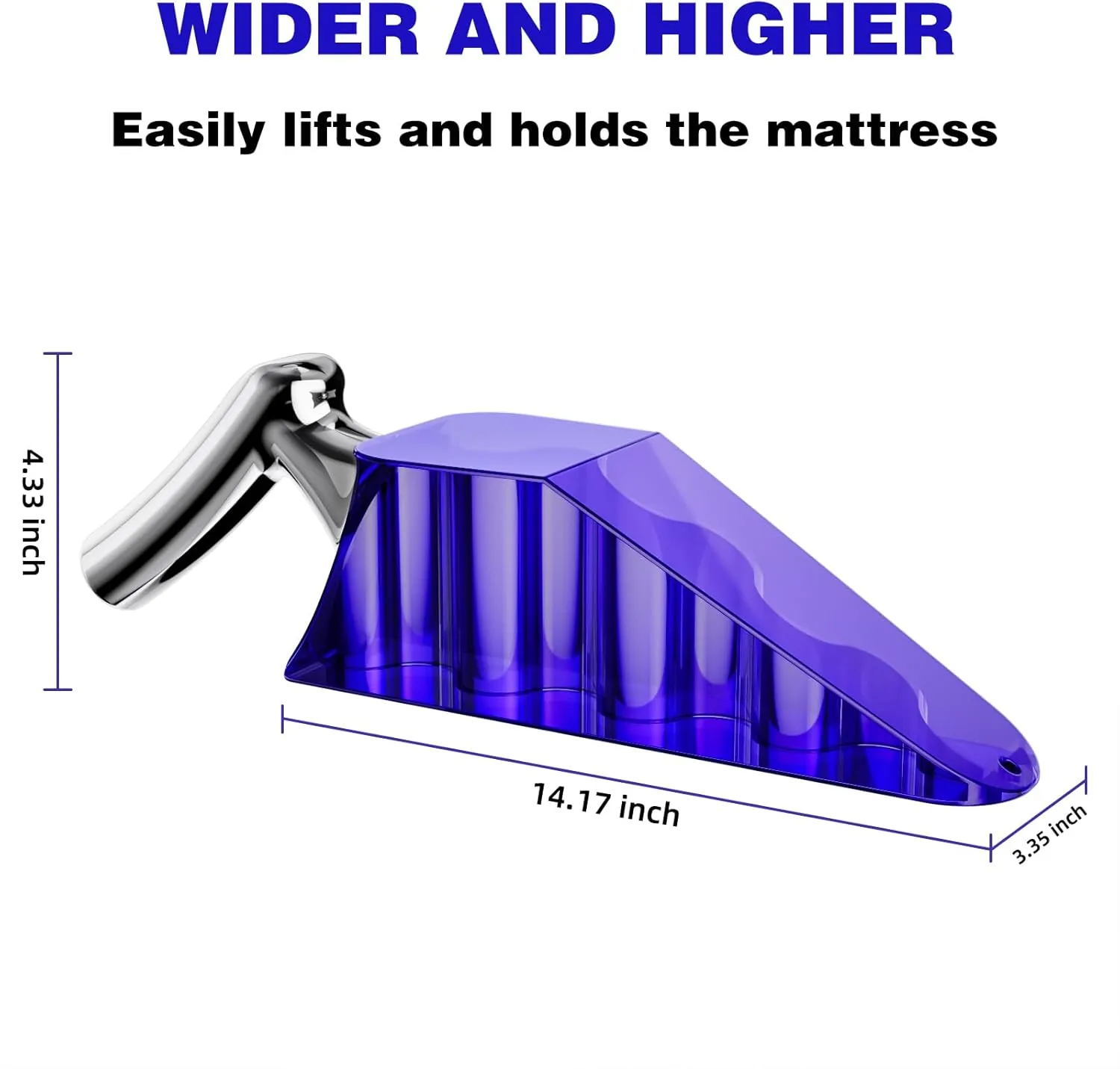 Mattress Lifter & Wedge Bed Maker Tool for Changing Sheets - Helps Lift and Hold The Mattress, Tucks Sheets, Removes Sheets, Bed Skirts - Alleviating Back Pain (1 Piece)