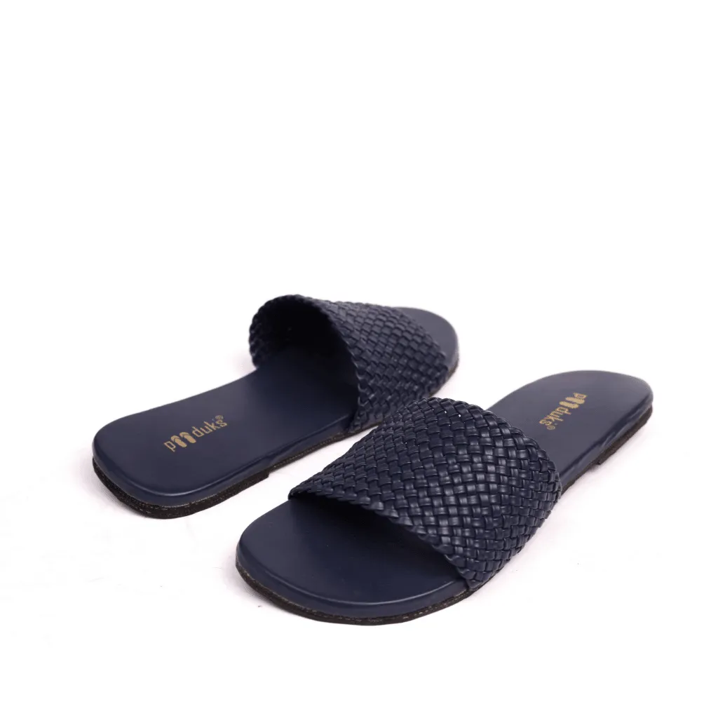 Men Dos Dark Blue | Summer Slide-in Casual Flats