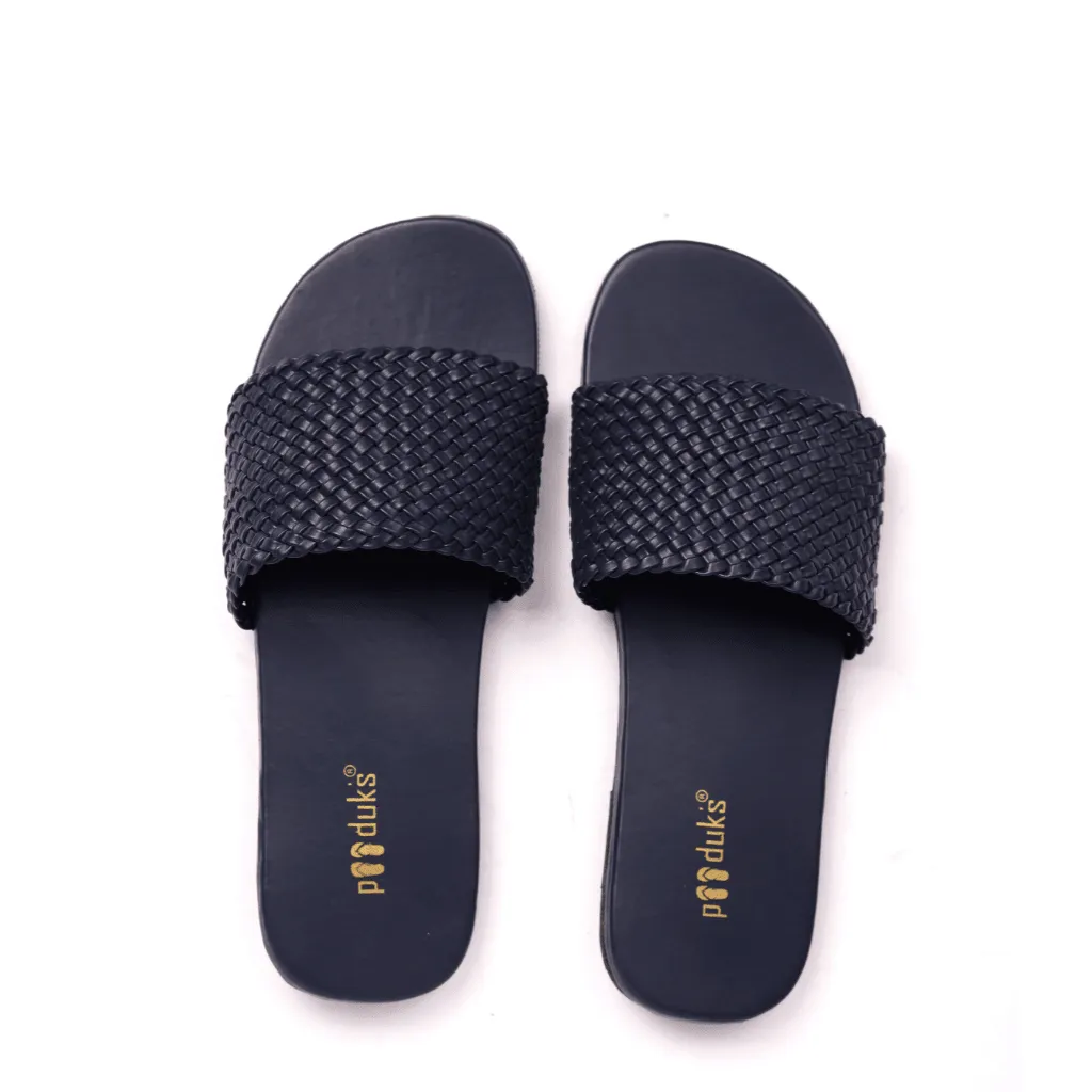 Men Dos Dark Blue | Summer Slide-in Casual Flats