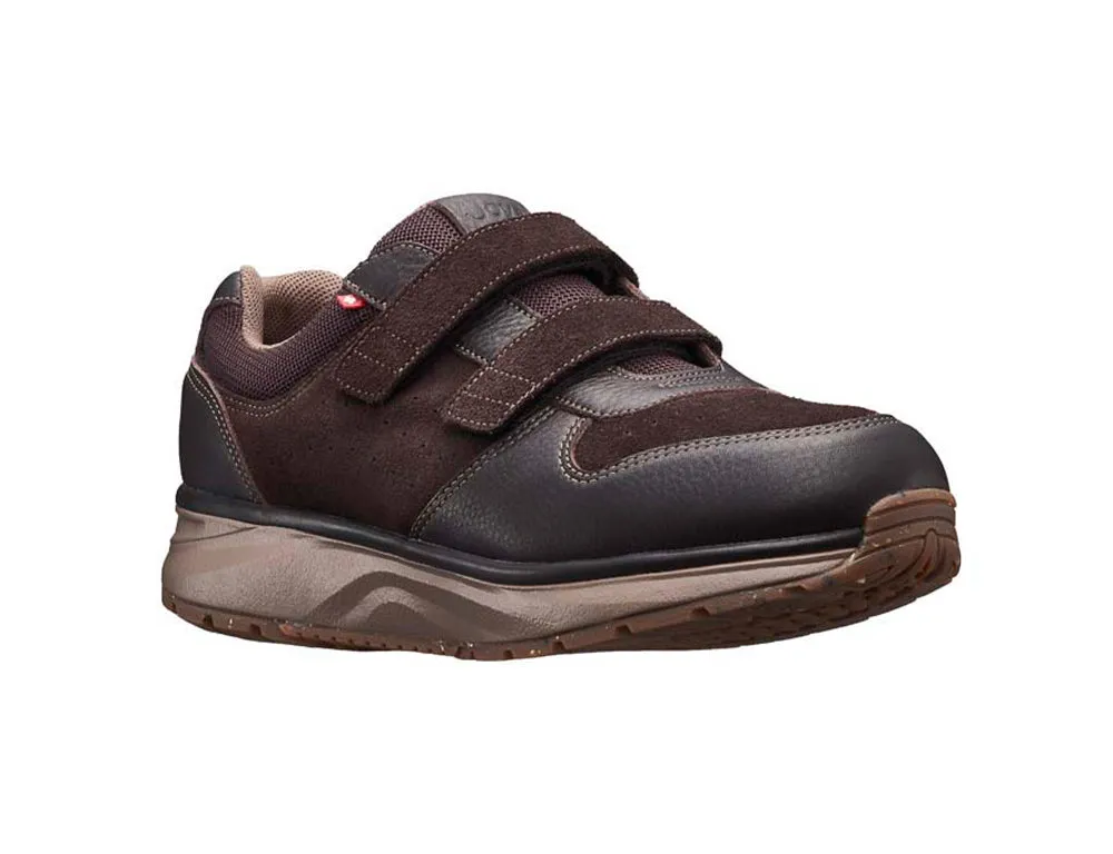 Mens Active Dynamo Strap Brown Black Trainers