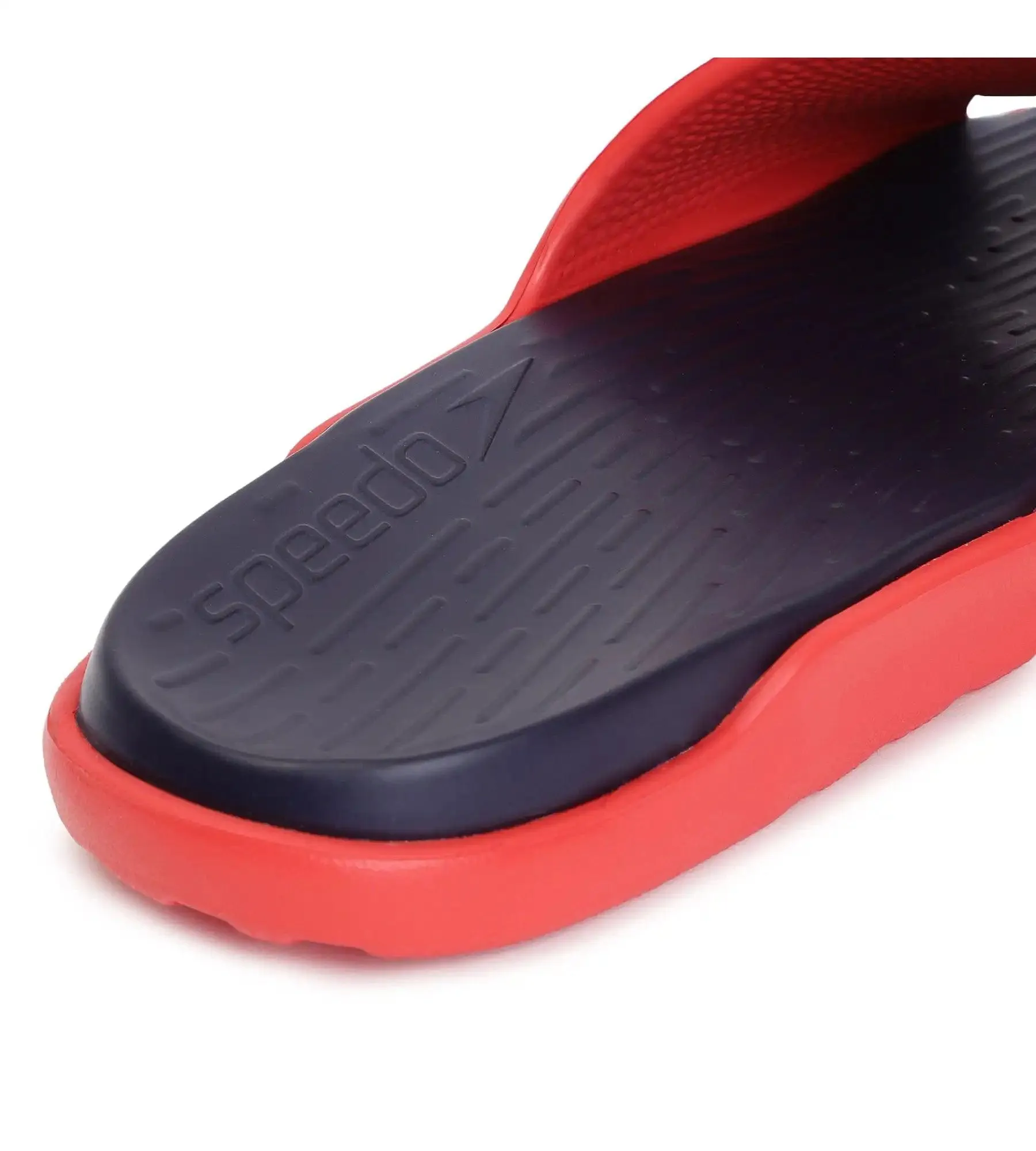 Men's Dual Colour Slides - True Navy & Fed Red