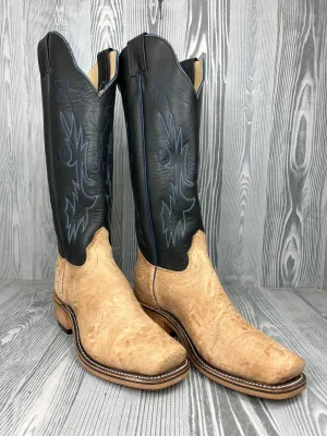 Men's Olathe Tan Washed Shoulder with 16" Black Mule Tops