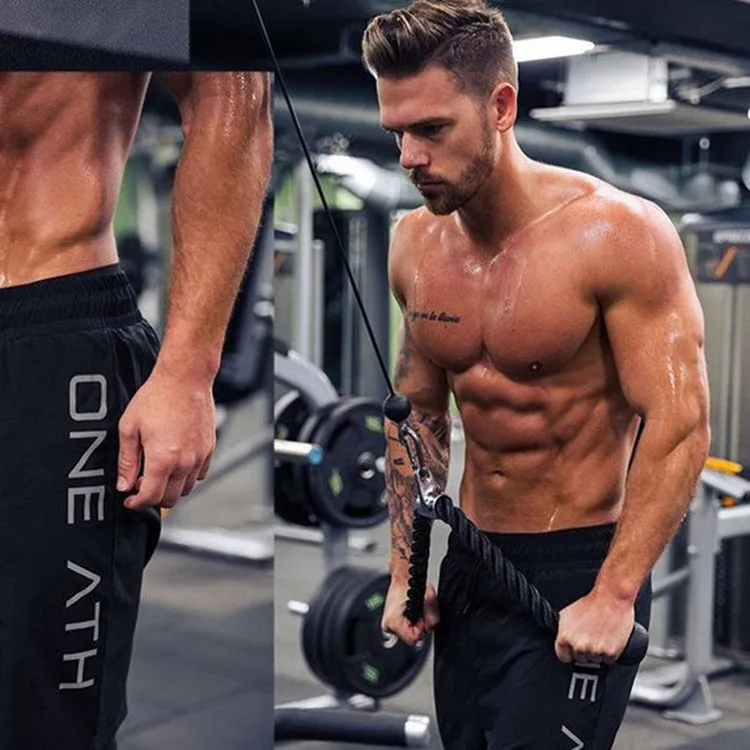Men's Running Gym Shorts with Elastic Waistband