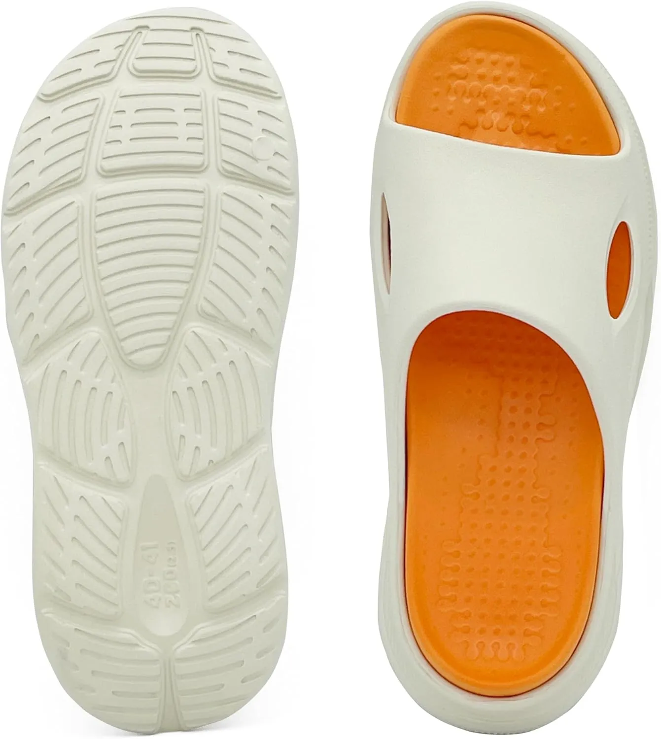 Mens Slides Soft Cushion Sport Sandals Plantar Fasciitis Arch Support Adjustable Thick Cushion Recovery Sandals Lightweight Cloud Open Toe Summer Slippers