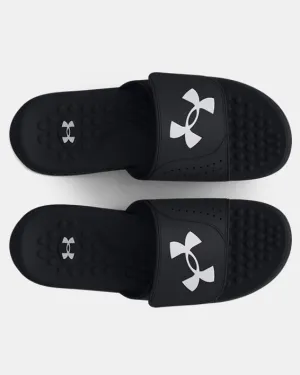 Men's UA Ignite 7 Pro Slide Sandal - Black/Black/White