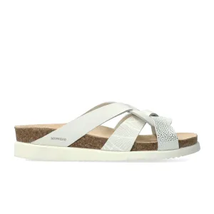 Mephisto Halix Slide Sandal (Women) - Silver Condor
