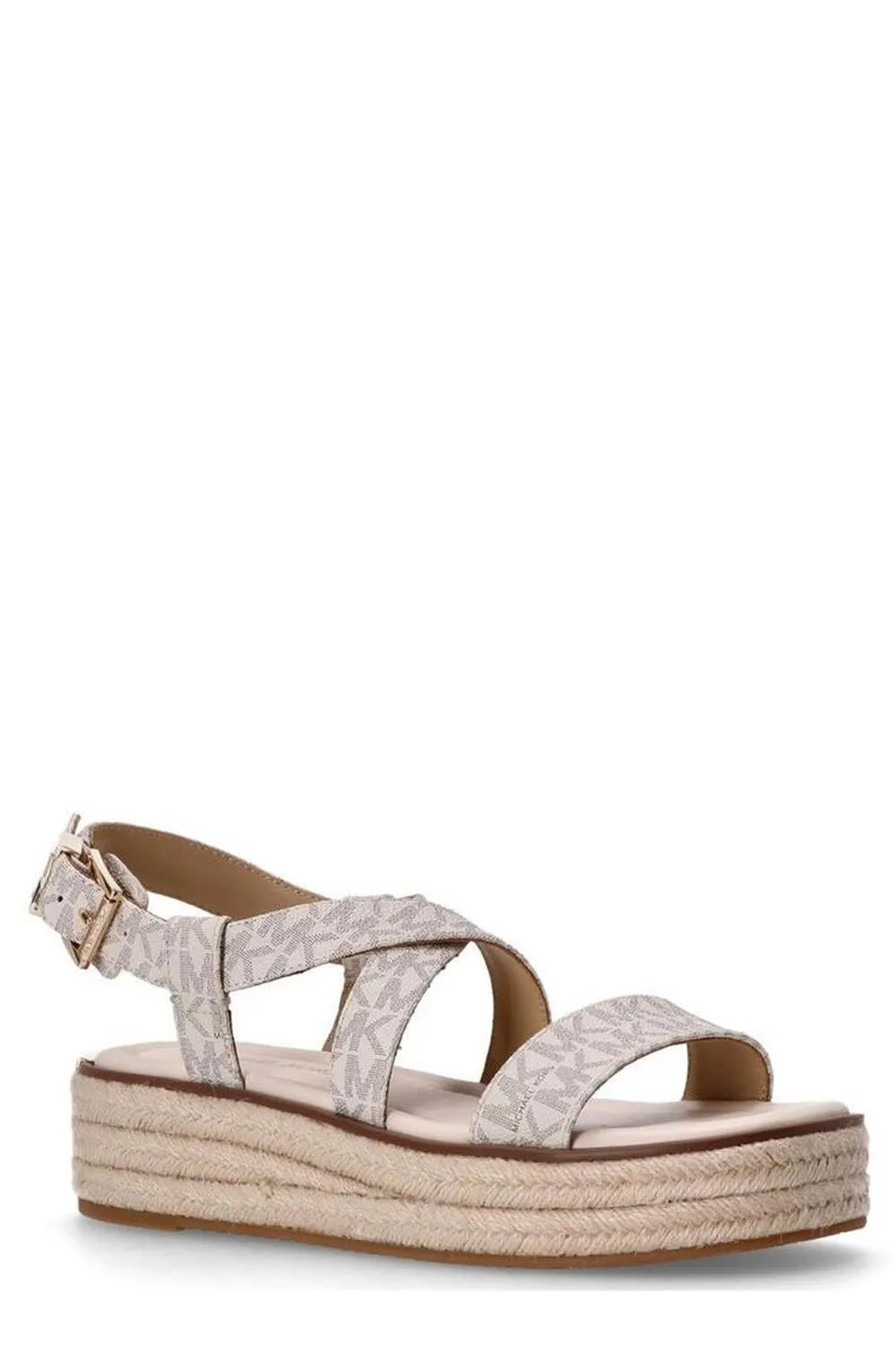 Michael Michael Kors  Lynn Signature Logo Platform Espadrille Sandals