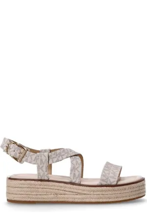 Michael Michael Kors  Lynn Signature Logo Platform Espadrille Sandals