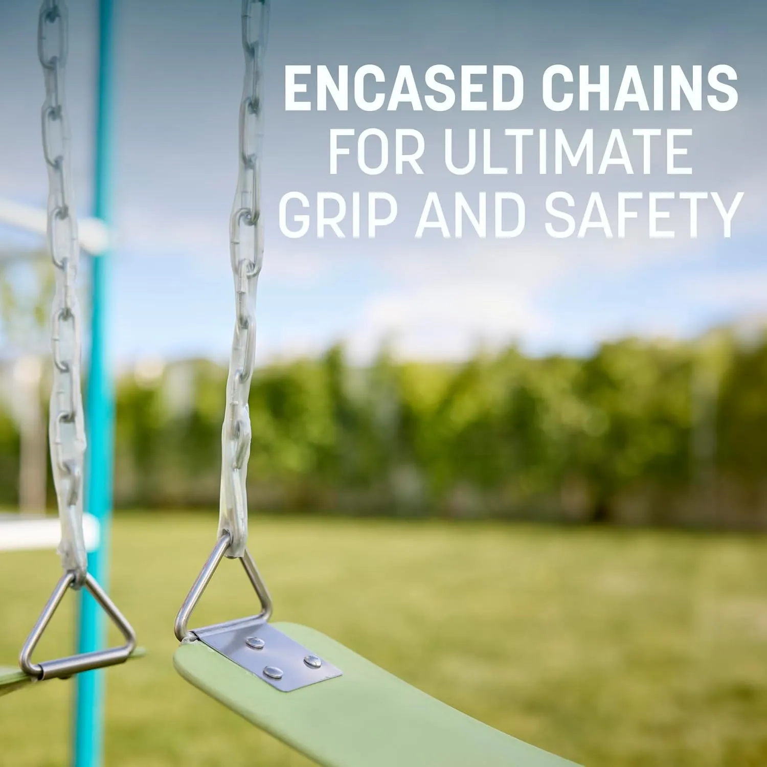 Modular Jungle Gym Set for Kids by ACTIVPLAY, Outdoor Playset, Swing, Slide, Hanging Bridge, Rust Resistant, No Pinch Joints, Adjustable Platforms with Safety Grooves, Heavy Duty Metal Frame