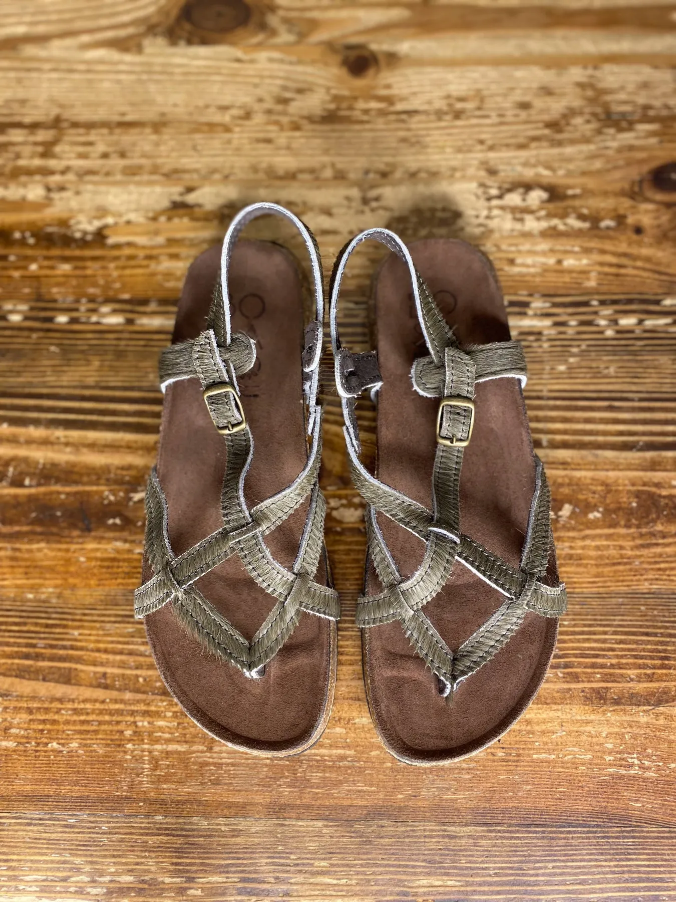 Montmartre Cork Sandal - Khaki