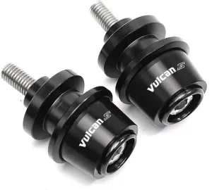Motorcycle Accessories Aluminum Swing arm Spools Slider Stand Screw Fits For KAWASAKI Vulcan S 650 2015-2024 2025 (Black)