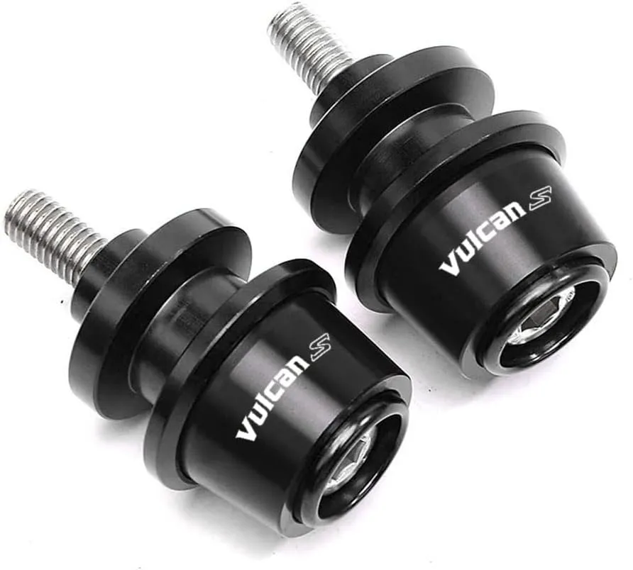 Motorcycle Accessories Aluminum Swing arm Spools Slider Stand Screw Fits For KAWASAKI Vulcan S 650 2015-2024 2025 (Black)
