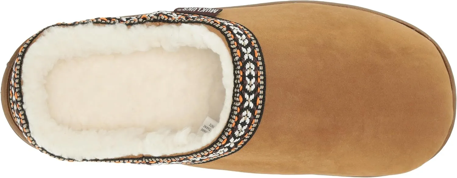 MUK LUKS Women's Faux Suede Clog