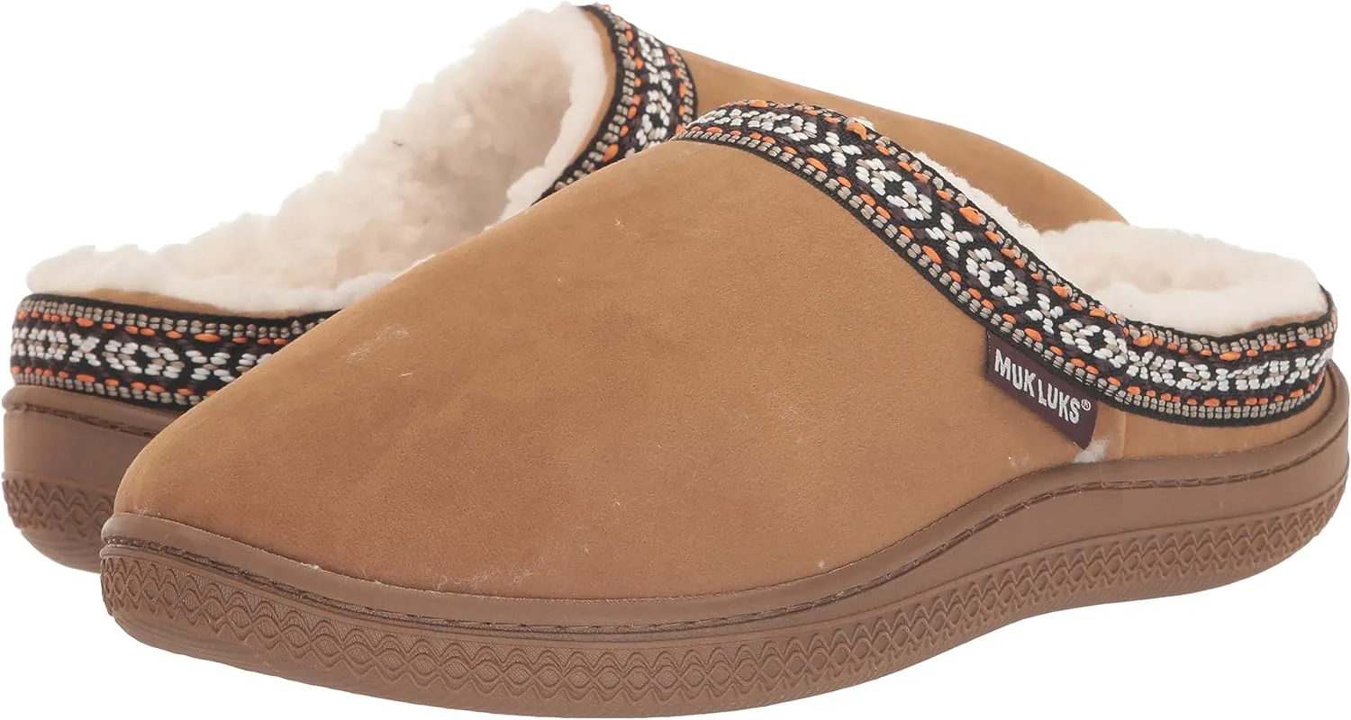 MUK LUKS Women's Faux Suede Clog