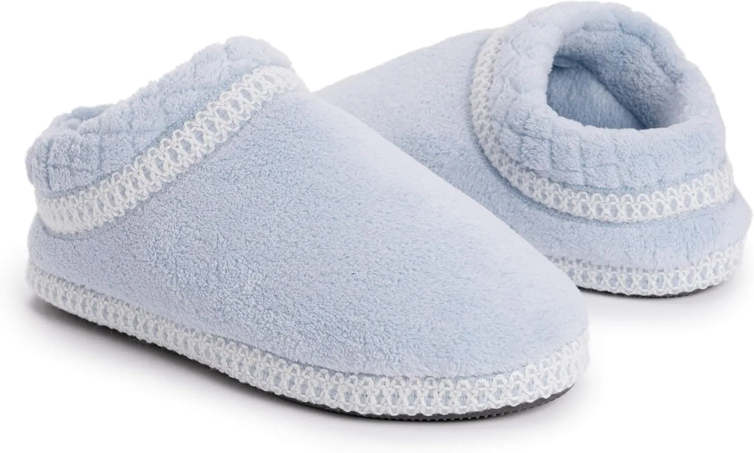 MUK LUKS Womens Rita Micro Chenille Full Foot Slippers