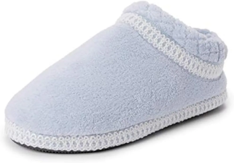 MUK LUKS Womens Rita Micro Chenille Full Foot Slippers