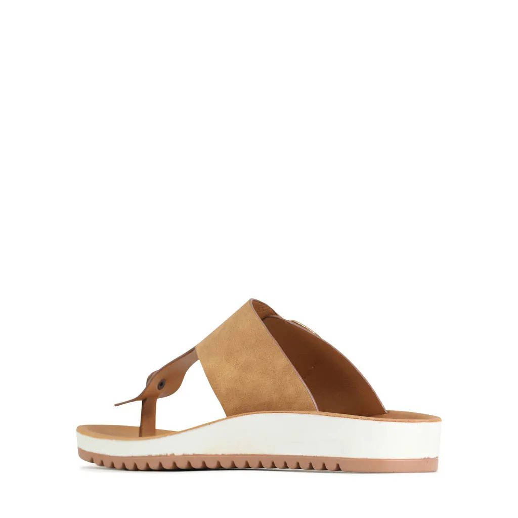 NADA BUCKLE SLIDE SANDALS