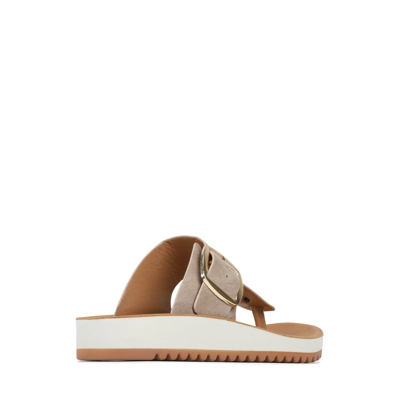 NADA BUCKLE SLIDE SANDALS