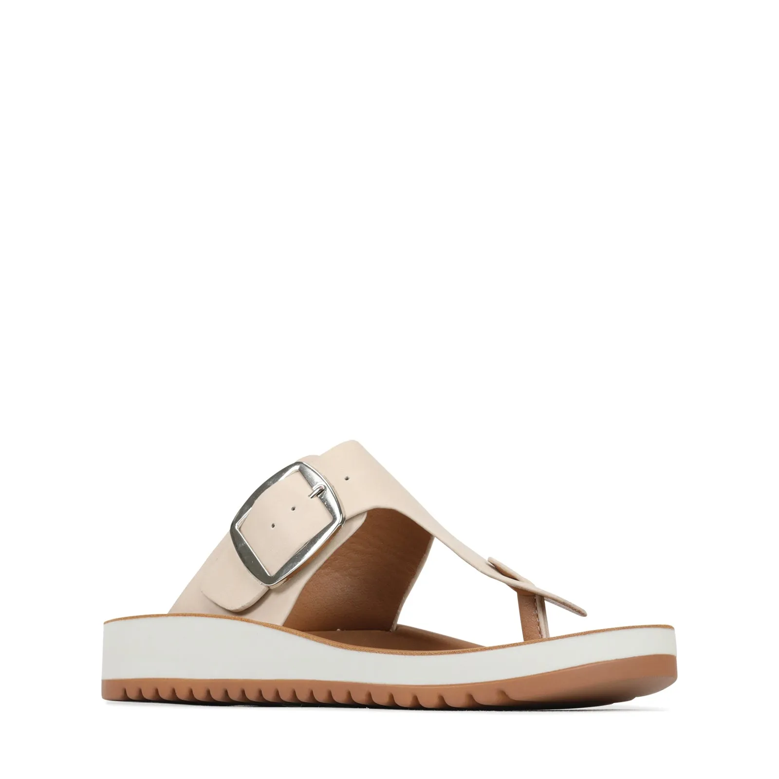 NADA BUCKLE SLIDE SANDALS