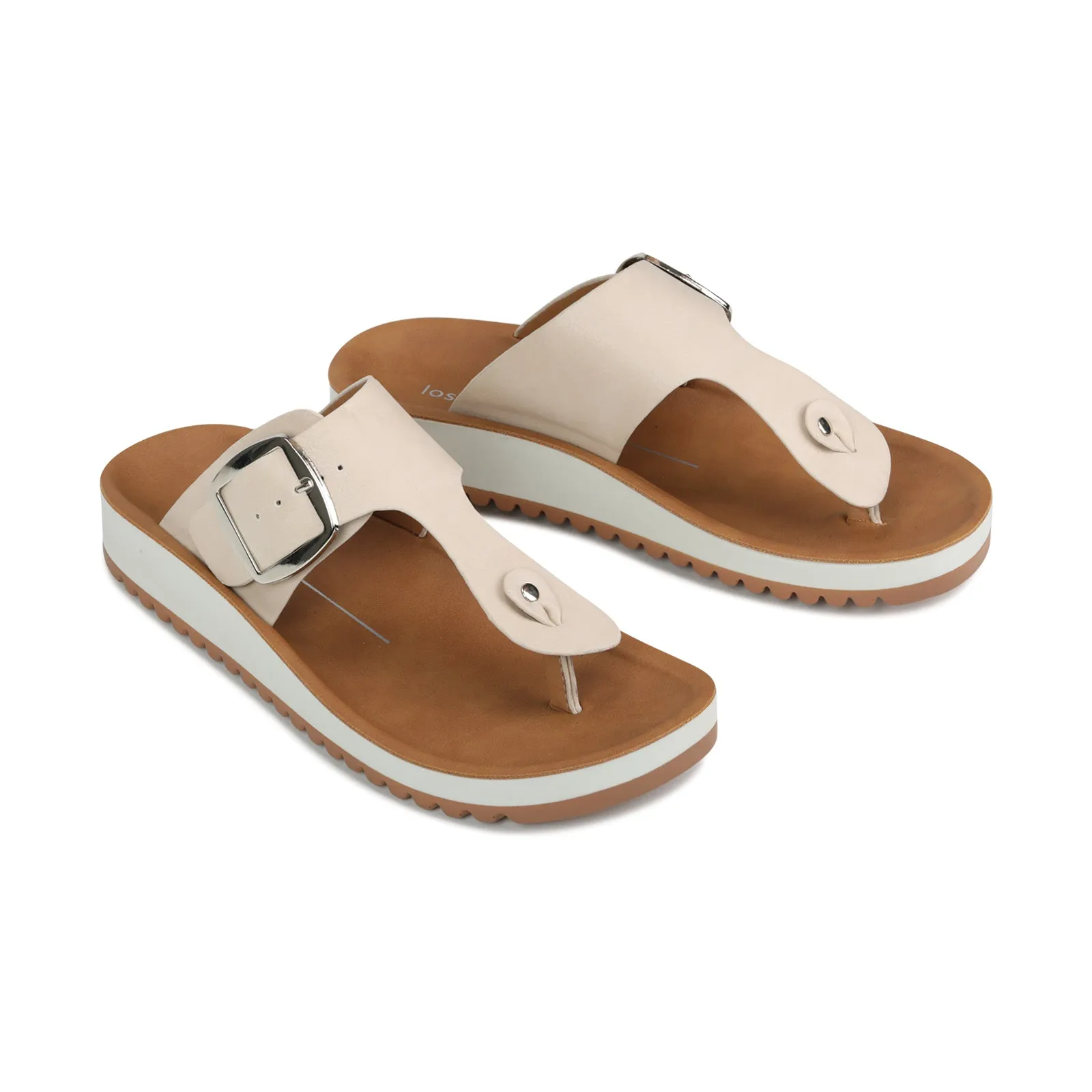 NADA BUCKLE SLIDE SANDALS