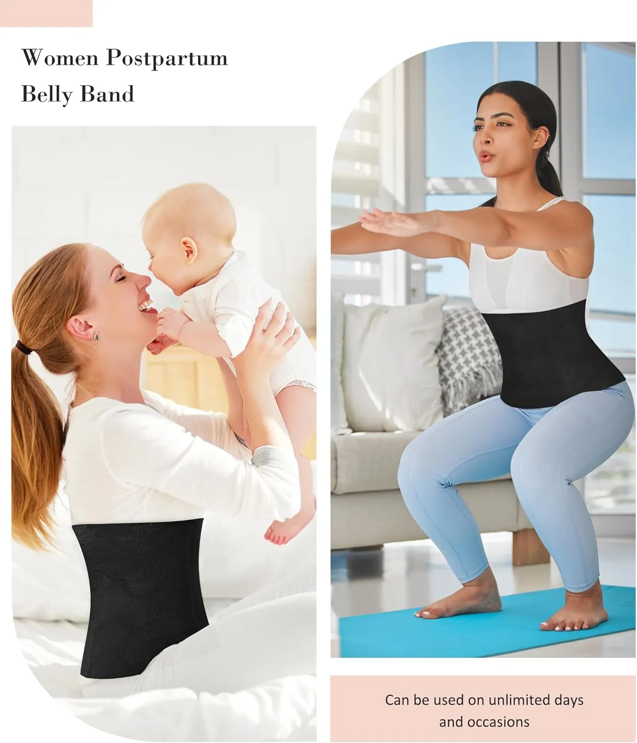 Nebility Womens' Waist Trainer Tummy Control Waist Cincher Slim Body Shaper