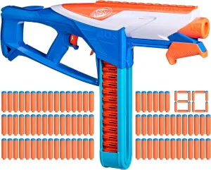 NERF N Series Infinite Dart Blaster, 80 N1 Darts Compatible Only N Series Blasters, 40 Dart Fast Load Battle Belt, Ages 8 