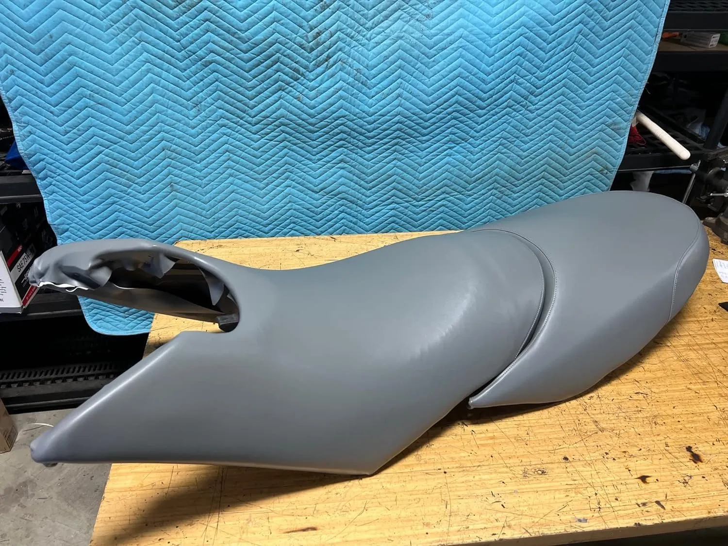 New Replacement seat Cover fits SEADOO GTX 2002-09 4 TEC Wake Pro RXT 155 215 DI SEA DOO 952B, Grey