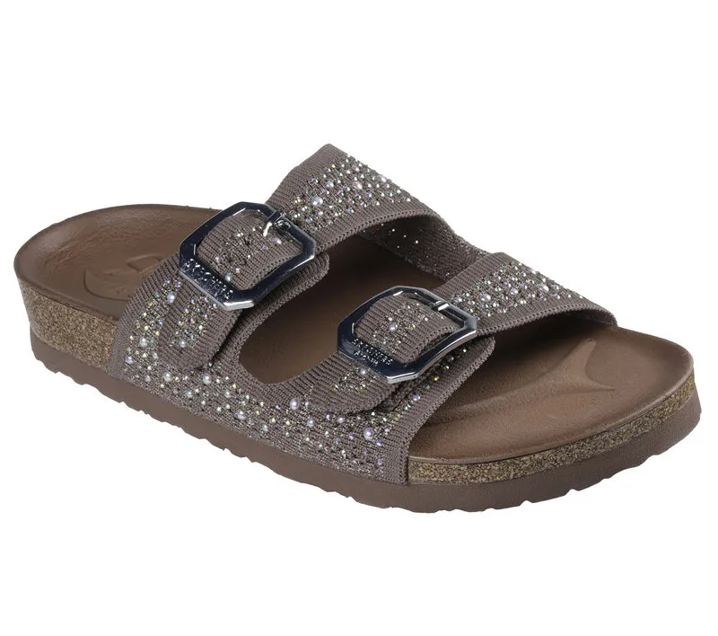 NEW Women's SKECHERS ARCH FIT GRANOLA - CASUALLY STUNNING Mocha KNIT Sandals AUTHENTIC IN BOX