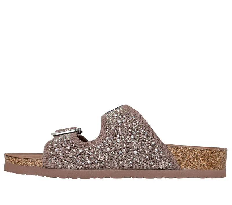 NEW Women's SKECHERS ARCH FIT GRANOLA - CASUALLY STUNNING Mocha KNIT Sandals AUTHENTIC IN BOX