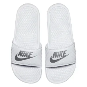 Nike Womens Benassi JDI White/Silver - (343881 102) - WT - R2L15