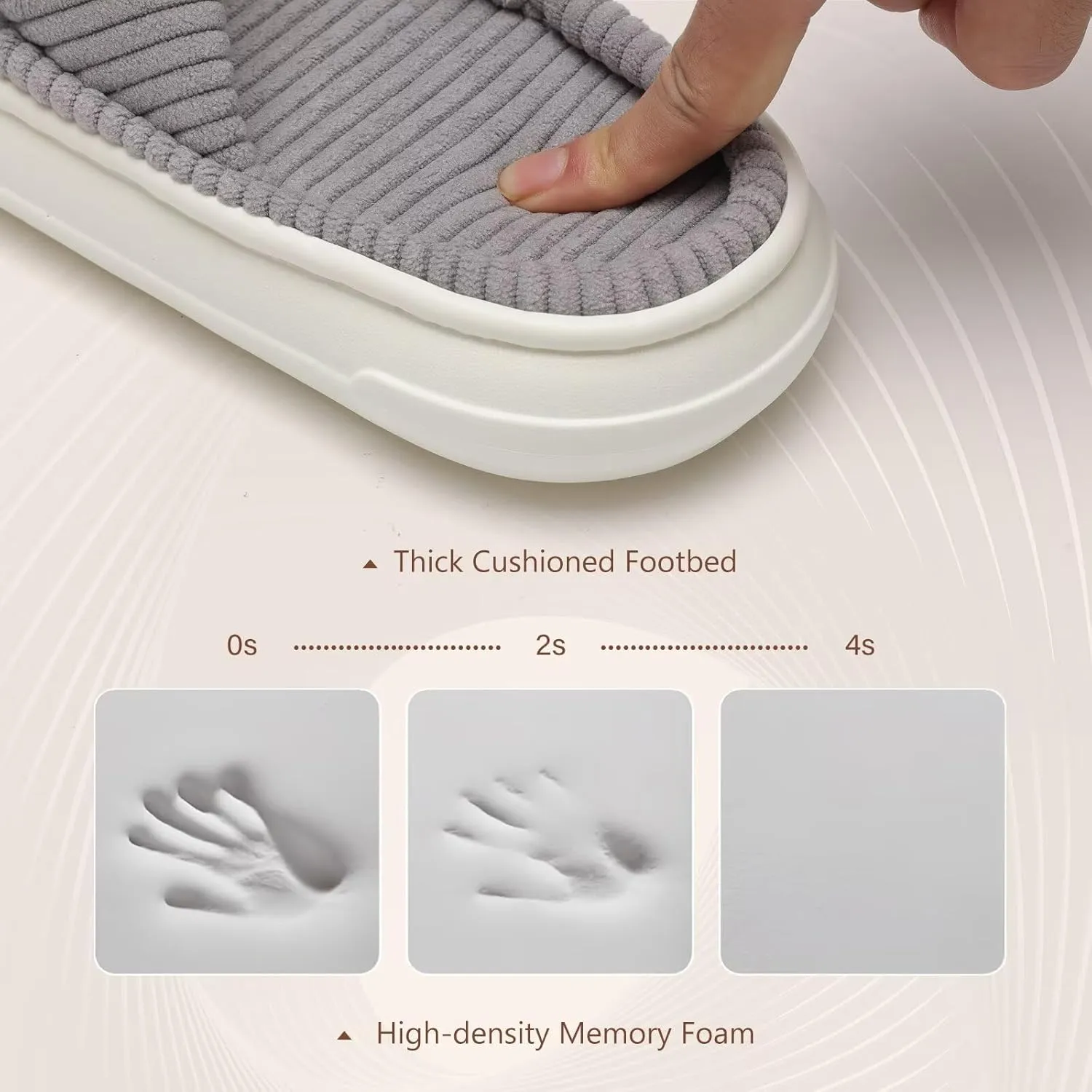 NineCiFun Platform Slippers for Women Indoor and Outdoor Women's Summer Slippers Open Toe Slide House Bedroom Shoes