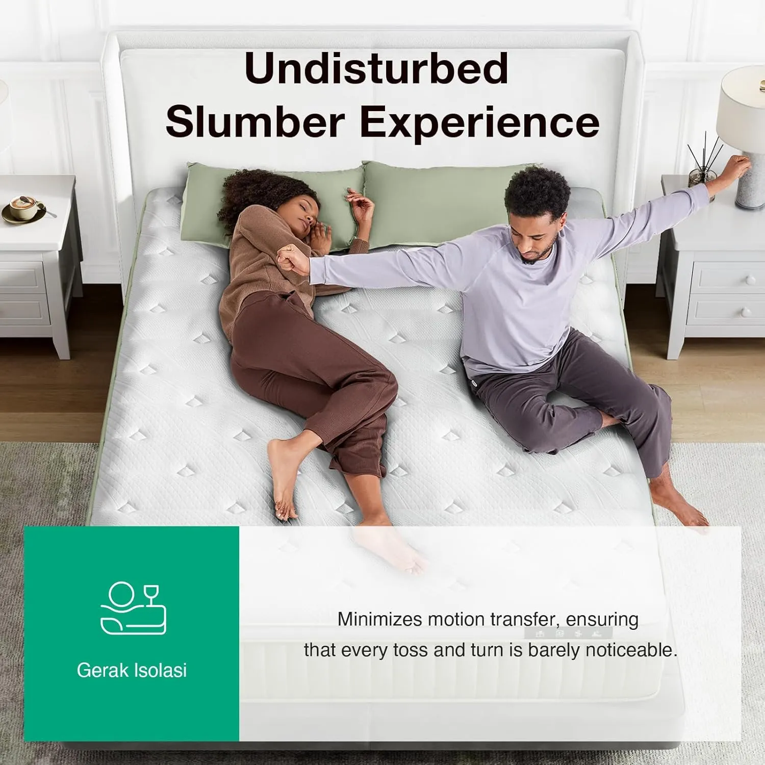 Novilla Hybrid King Mattress, 12 Inch King Size Hybrid Mattress in a Box with Individually Wrapped Coils & Euro Top for Pressure Relief & Motion Isolation & Cool Night Sleep, CertiPUR-US Certified