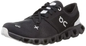 On Women's Cloud X 3 Sneakers, Black, 6 Medium US