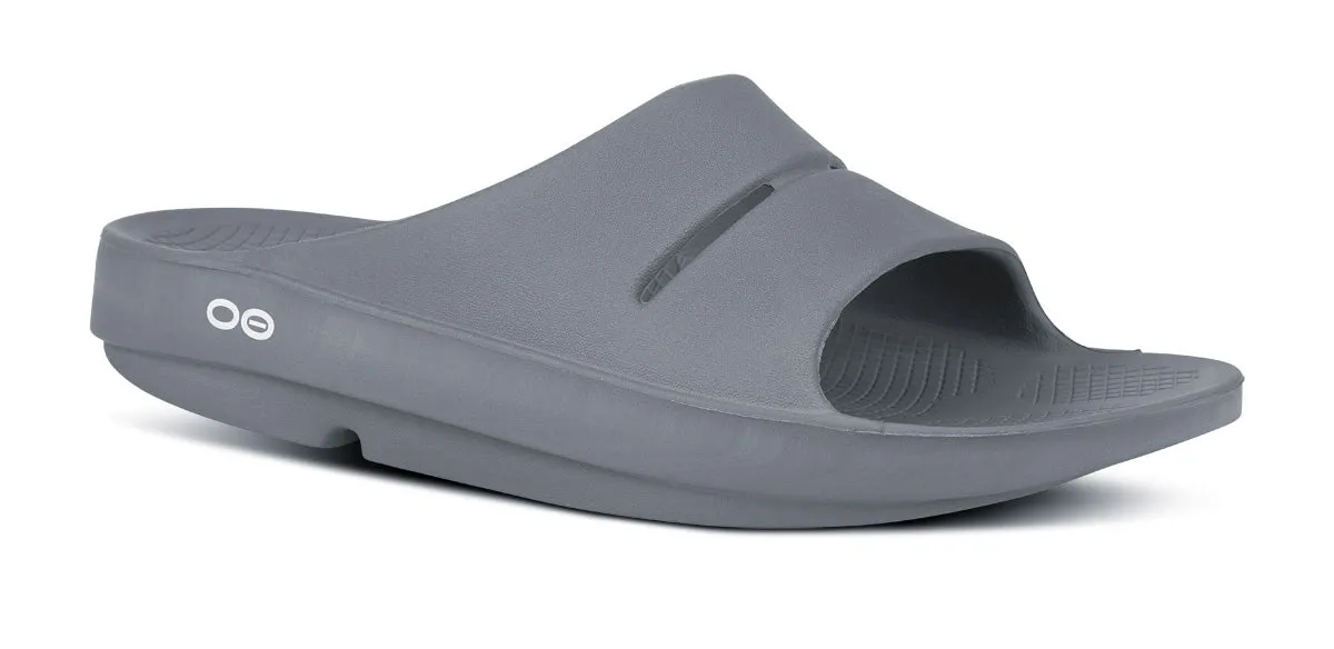 OOFOS Men's OOahh Slide - Slate