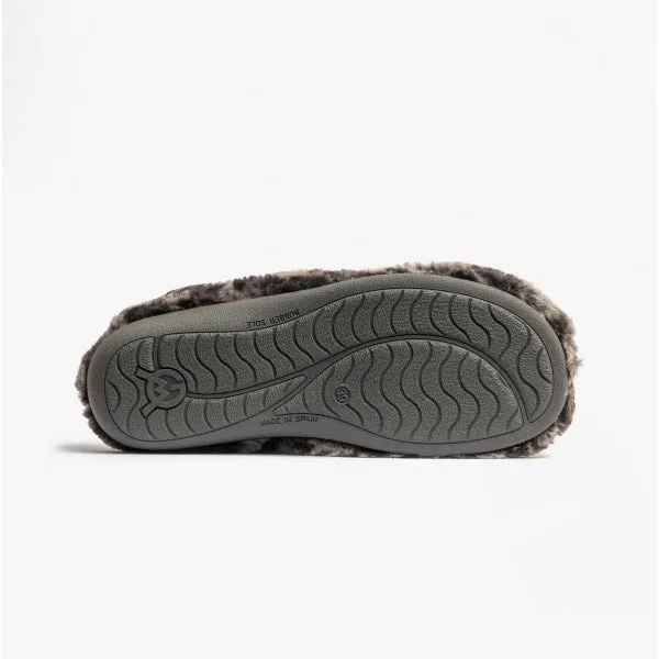Padders LYNX Womens (EE Fit) Mule Slippers Grey