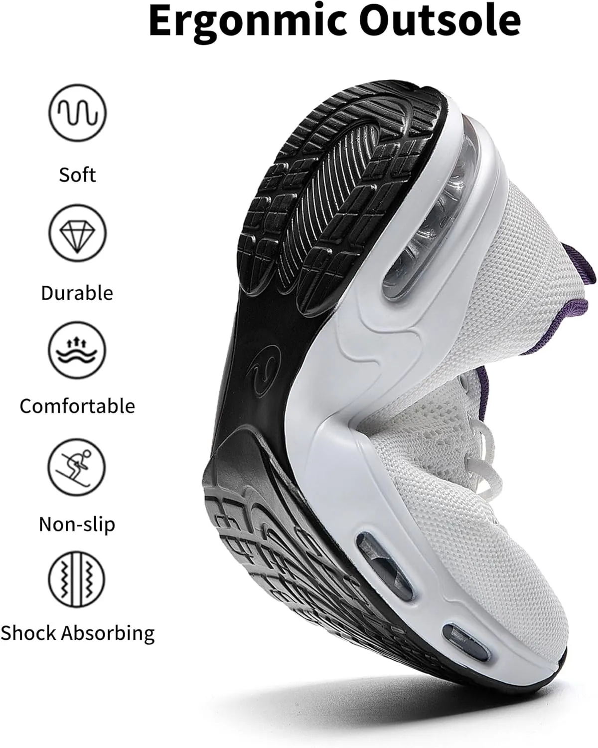 PERSOUL Women Running Shoes Tennis Air Sneakers Lightweight Breathable Fitness Athletic Gym Fashion Walking Shoes