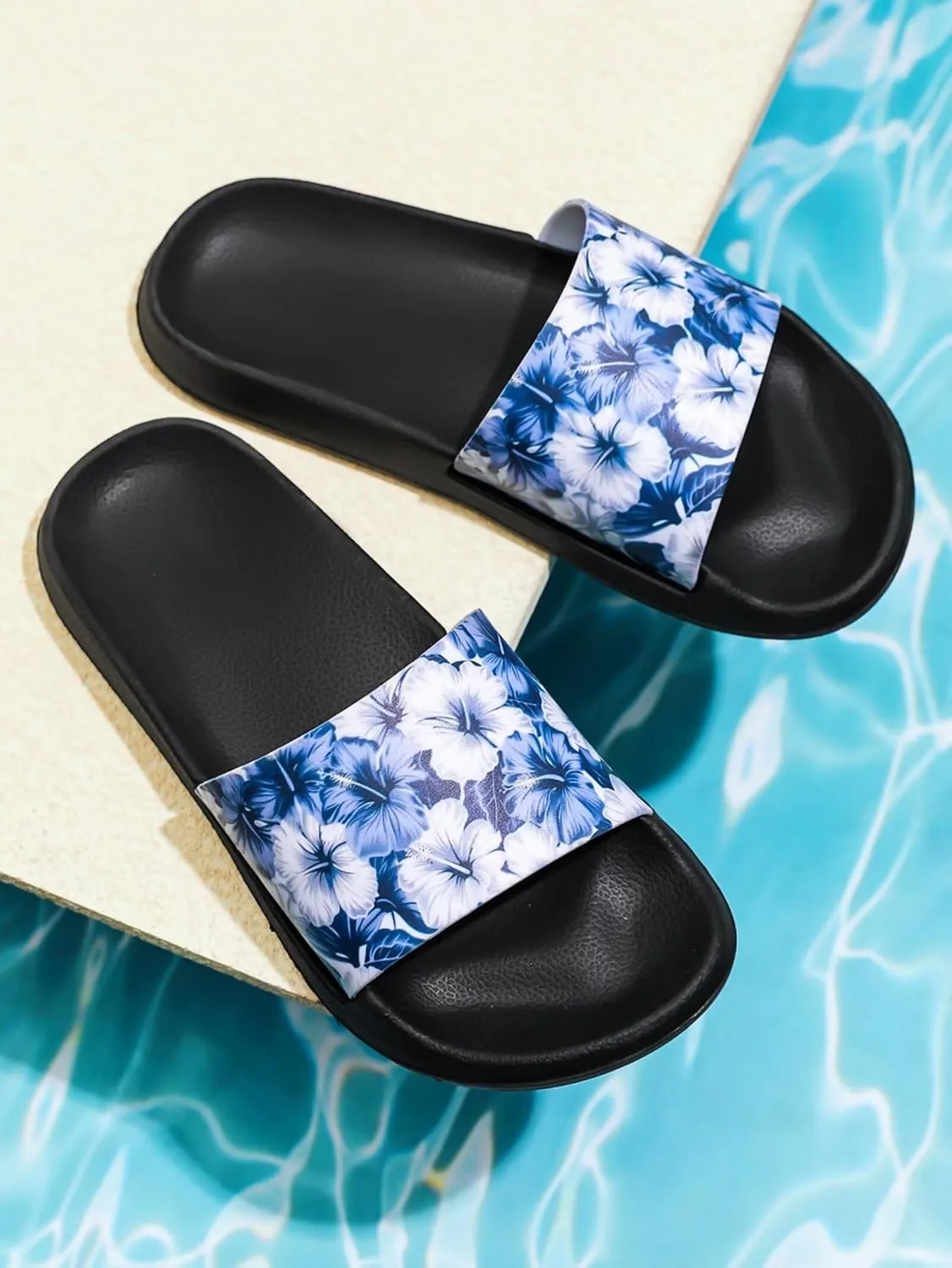 Pineapple House Slippers for Women Men Arch Support Flat Sandals Non Slip Home Pool Shower Slide Slippers