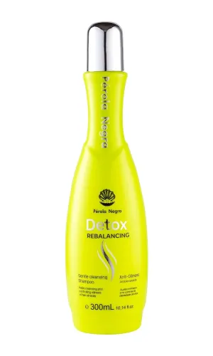 PÉROLA NEGRA Detox Rebalancing, Gentle Cleansing Shampoo, Anti Oiliness, 10.14 fl.oz