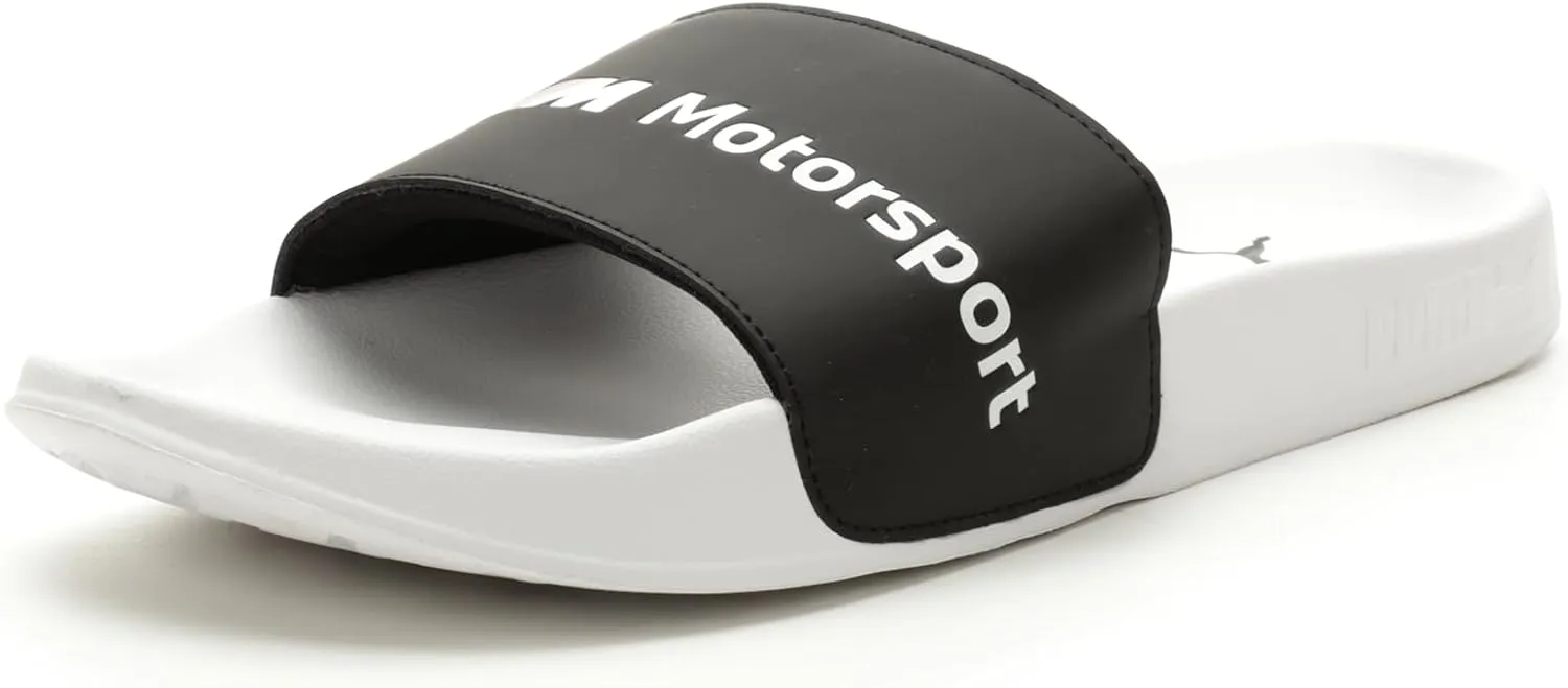 PUMA Men's BMW Motorsport Logo Leadcat 2.0 Slide Sandal