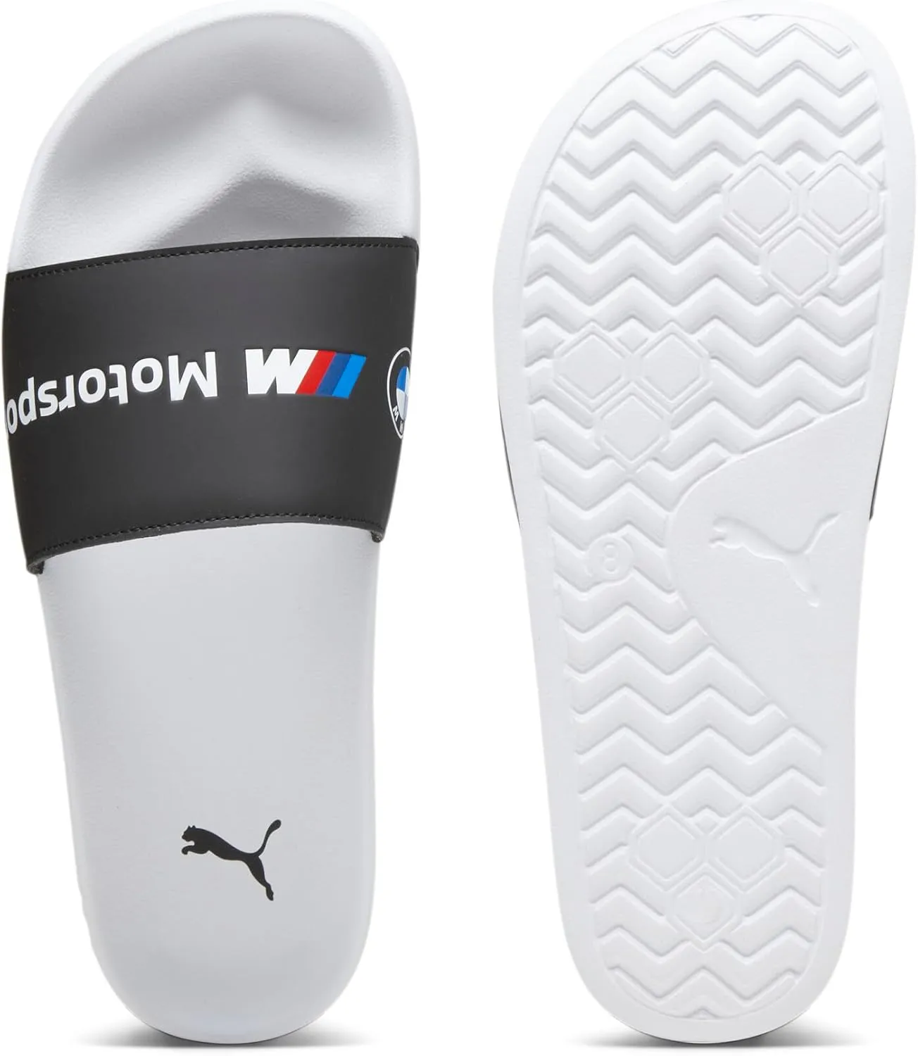 PUMA Men's BMW Motorsport Logo Leadcat 2.0 Slide Sandal