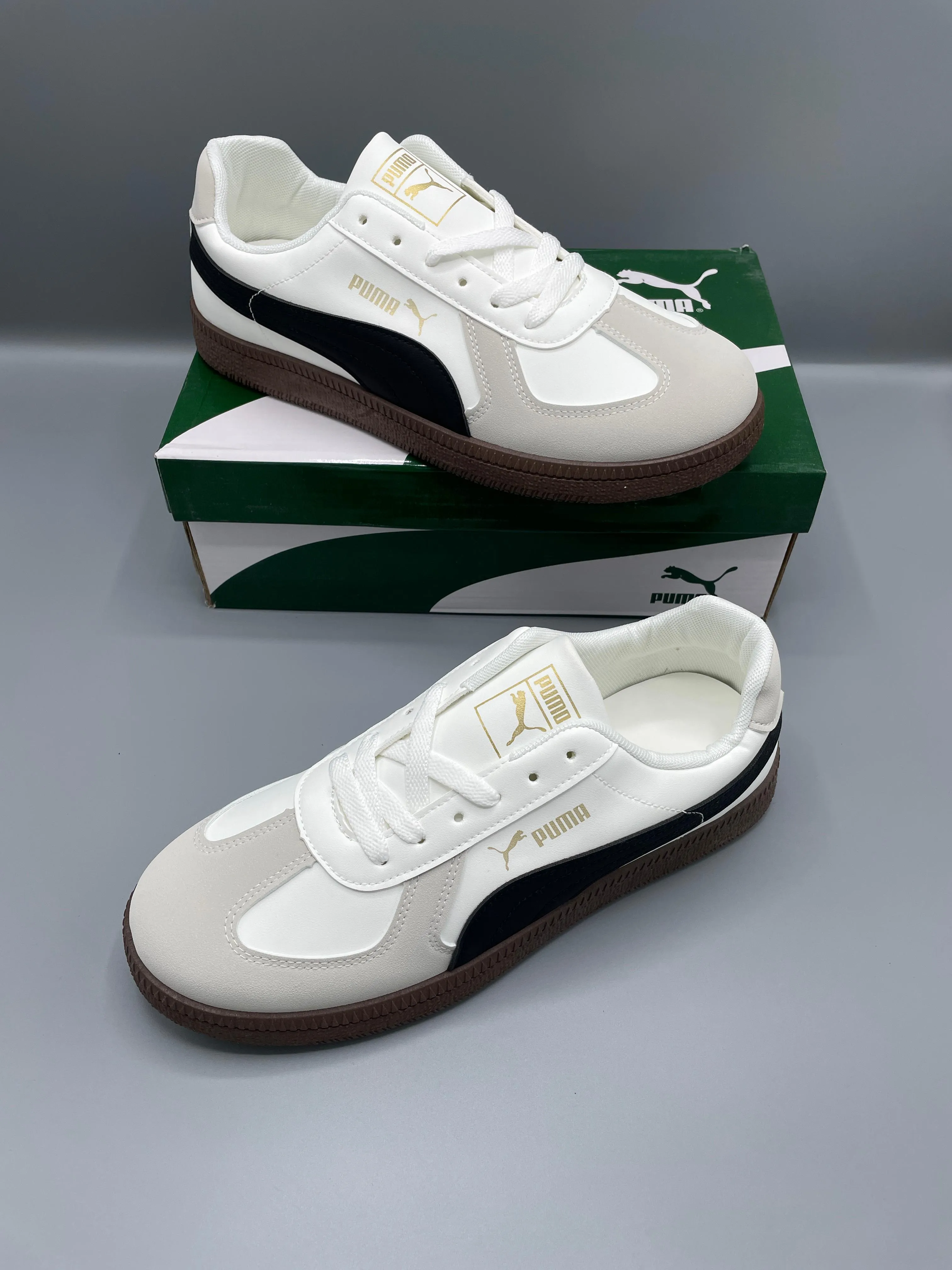 PUMMA - Army Trainer Suede Sneakers