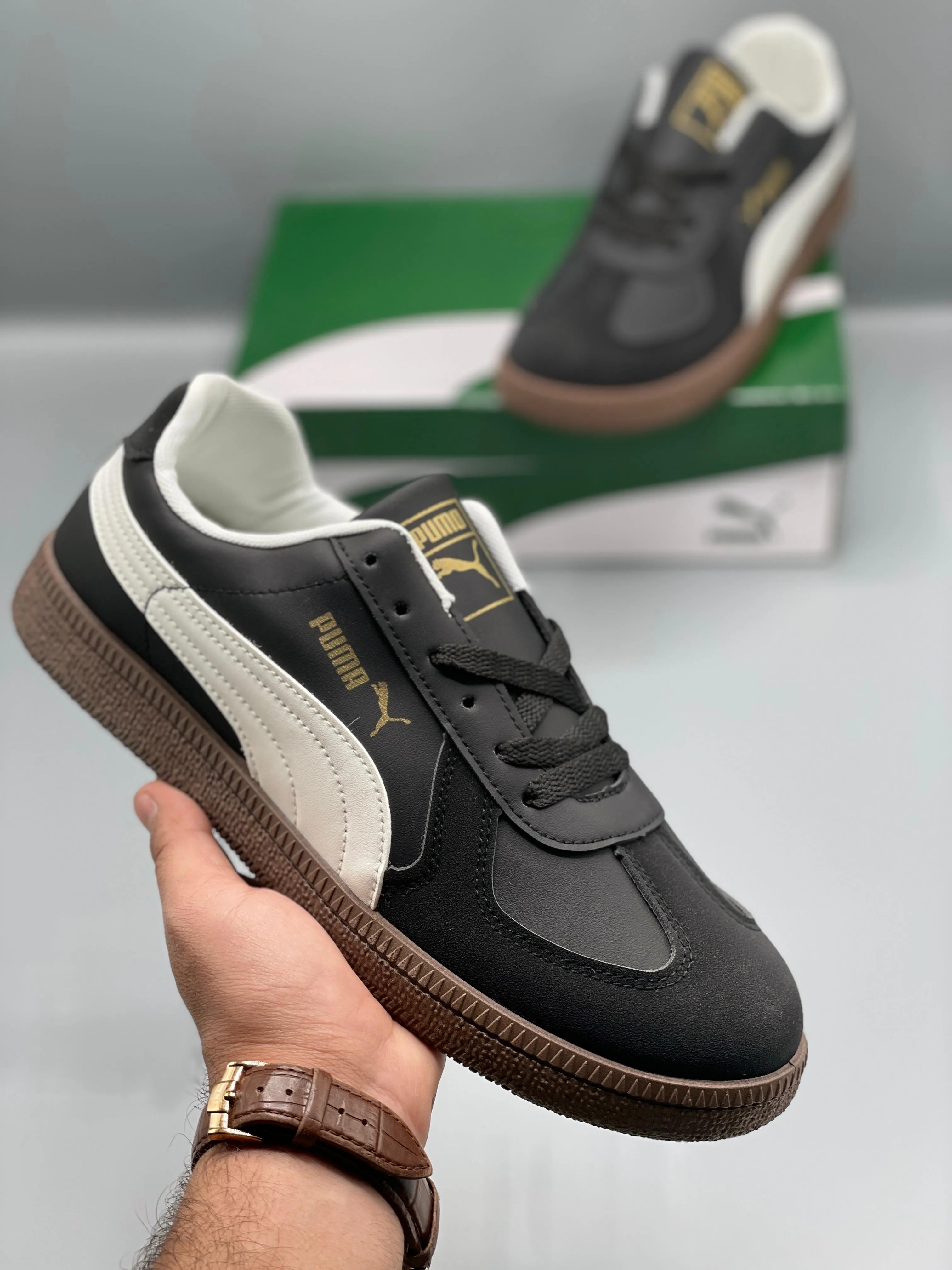 PUMMA - Army Trainer Suede Sneakers