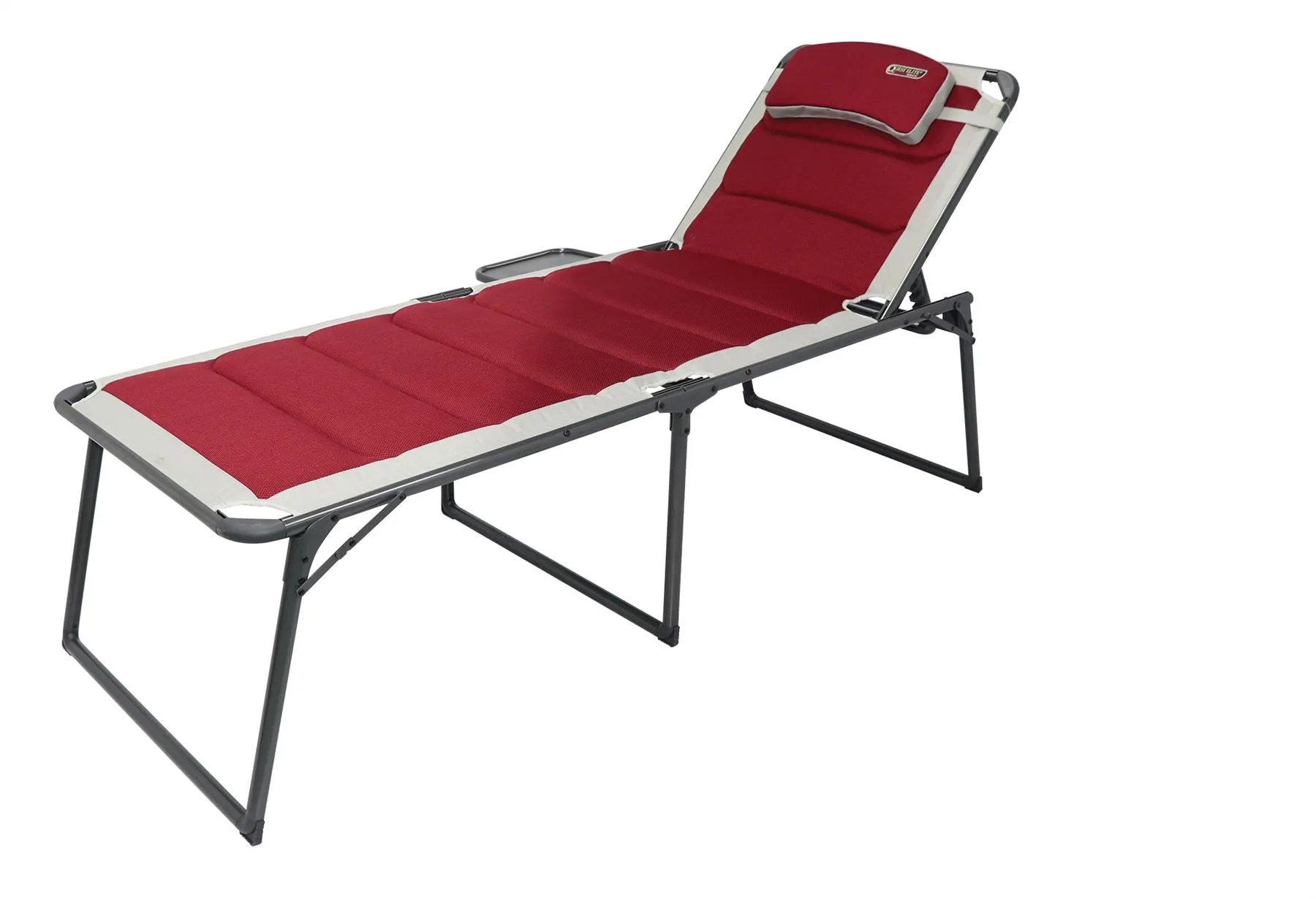 Quest Bordeaux Pro Lounge Sun Bed with side table